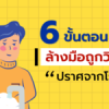 6 ขั้นตอน “ล้างมือ” ถูกวิธี ปราศจากโรคภัย
